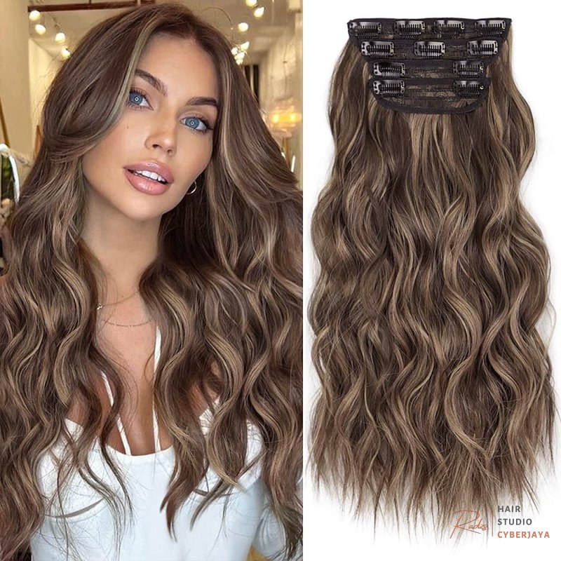 20 Inch Hair Extensions Colors Colorful 20 inch clip-in hair extensions