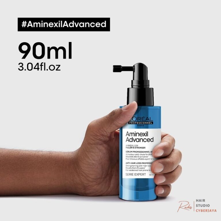Aminexil advanced anti-hair loss activator serum programme denser hair