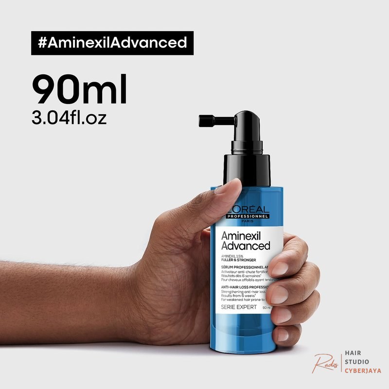 Aminexil advanced anti-hair loss activator serum programme denser hair