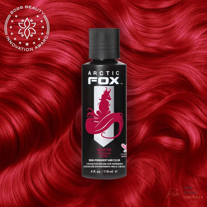 Arctic Fox Wrath Application Wrath - Cherry Red Hair Dye