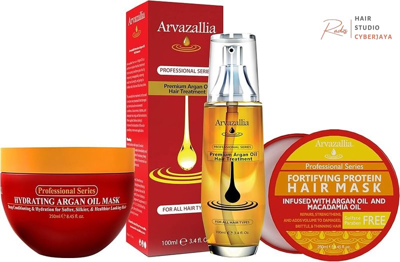 Arvazallia Argan Oil Hair Mask for ultimate hydration Arvazallia Argan Oil Hair Mask and Treatment Bundle