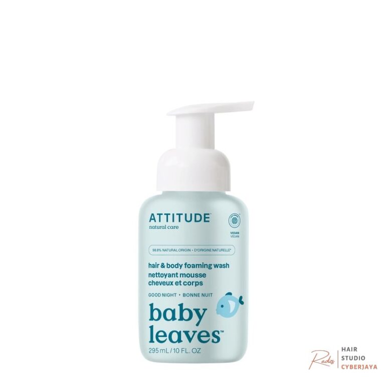 ATTITUDE 2-in-1 Hair and Body Foaming Baby Wash, EWG Verified