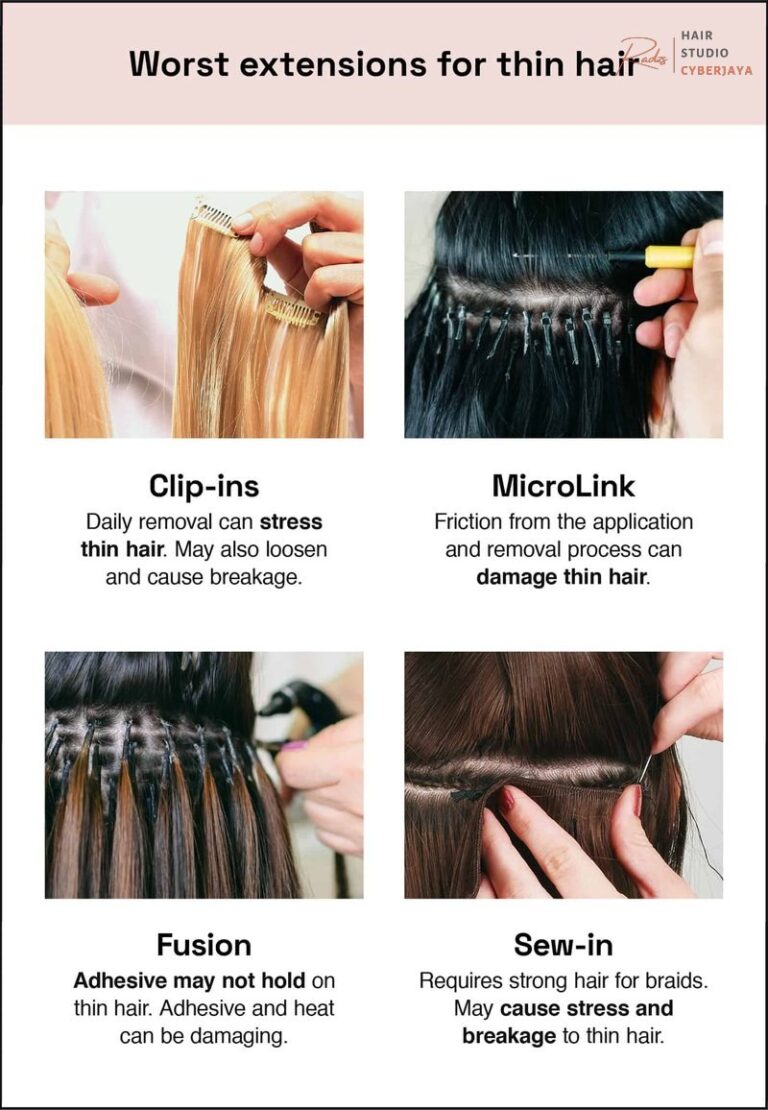Best Hair Extensions For Thin Hair