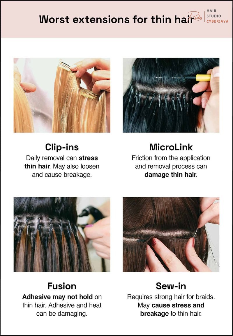 Best Hair Extensions For Thin Hair Best Hair Extensions For Thin Hair