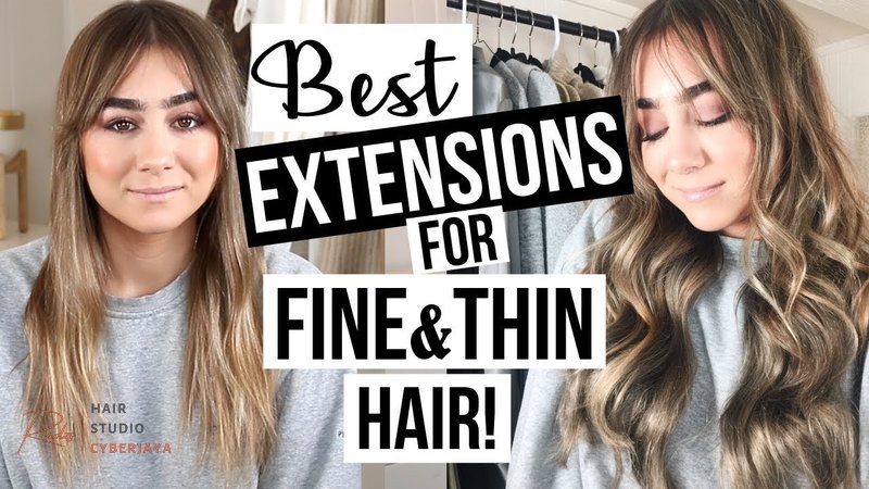 BEST EXTENSIONS FOR FINE & THIN HAIR! BEST EXTENSIONS FOR FINE & THIN HAIR!