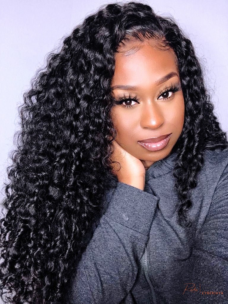 YUMMY Raw Burma Curly A 12-inch YUMMY Raw Burma Curly bundle, showcasing its natural texture and potential for voluminous styles.