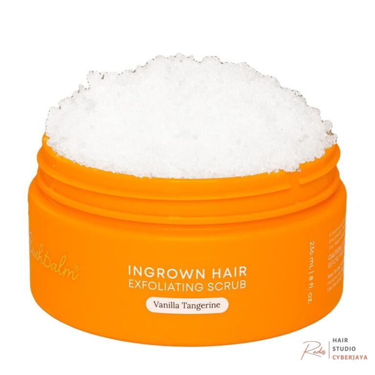 Bushbalm Ingrown Hair Exfoliating Body Scrub in Vanilla Tangerine