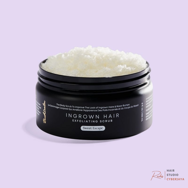 Sweet Escape BushBalm Ingrown Hair Exfoliating Scrub Sweet Escape BushBalm Ingrown Hair Exfoliating Scrub in packaging