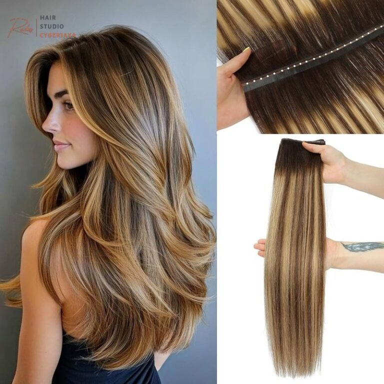 Seamless lightweight butterfly weft human hair extensions