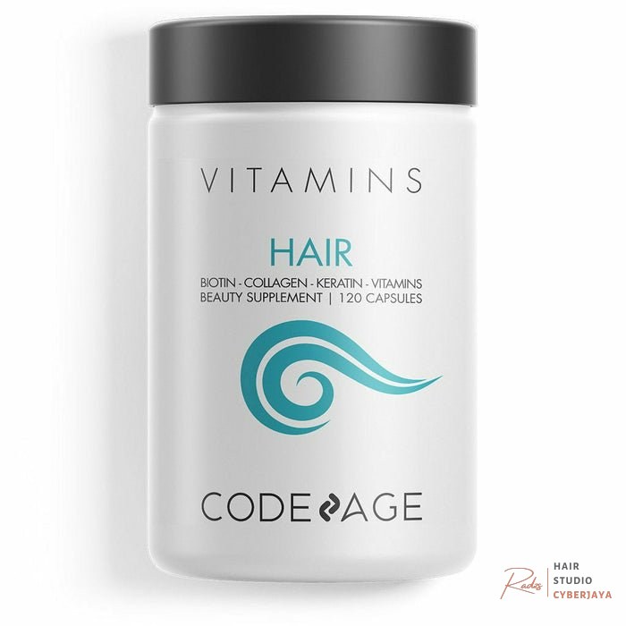 Hair Vitamins 120 caps by CodeAge