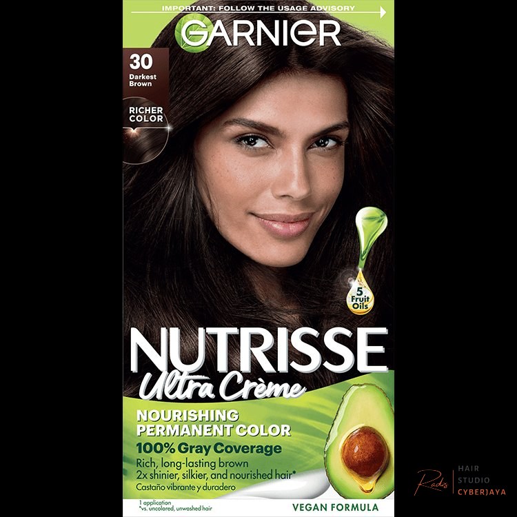 Achieve the perfect darkest brown hair color with Nutrisse Ultra Crème.