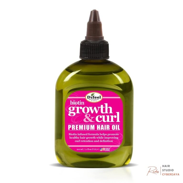 Difeel Biotin Growth & Curl Premium Hair Oil for vibrant hair
