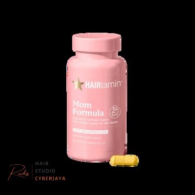 Physician-Formulated Prenatal Hair Vitamins A bottle of physician-formulated prenatal hair vitamins