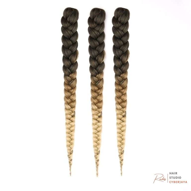 Dosso Beauty 3 Bundle Pack of Hypoallergenic Braiding Hair #1B/30/27