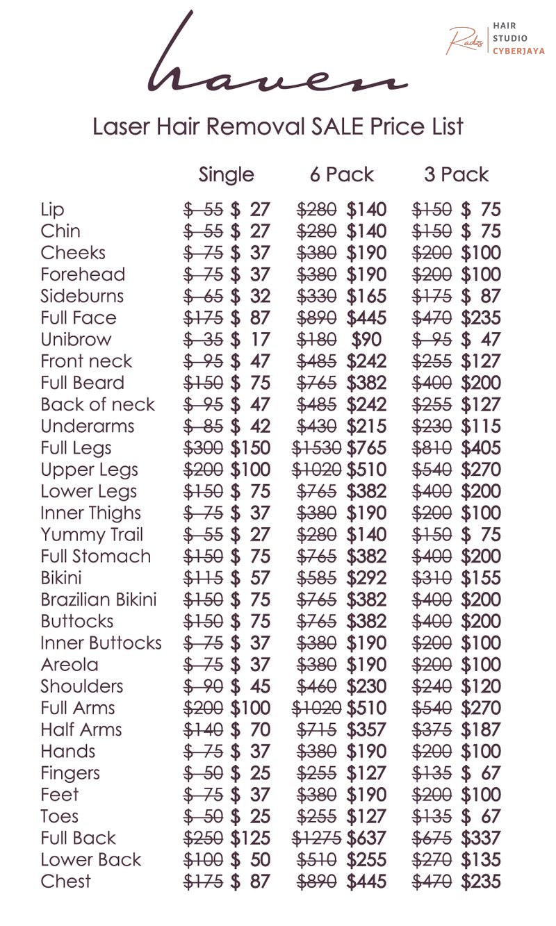 Laser Hair Removal — Haven Spa NYC Laser Hair Removal — Haven Spa NYC