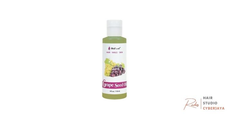 Natural grapeseed oil for healthy hair