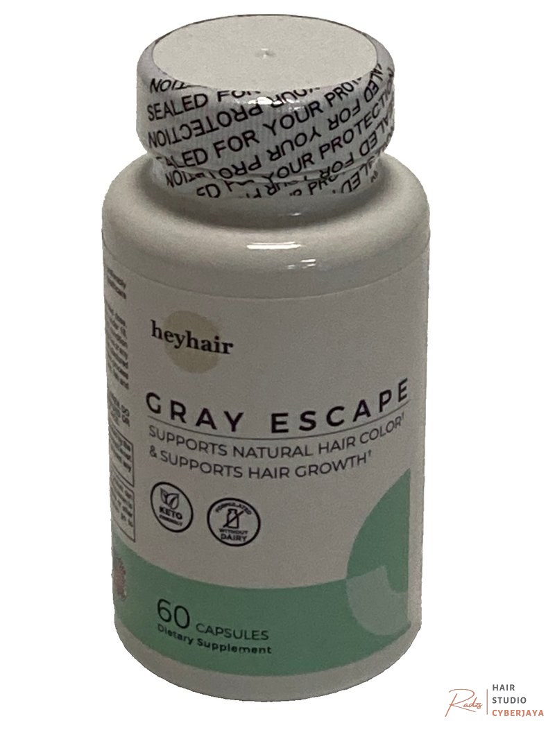 Heyhair Grey Escape Ingredients Heyhair Grey Escape Supplement for healthy hair color