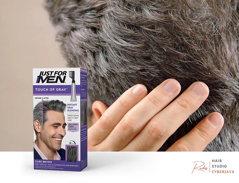 Achieving a natural look with Just for Men Touch of Gray Dark Brown T-45 Just for Men Touch of Gray Dark Brown T-45