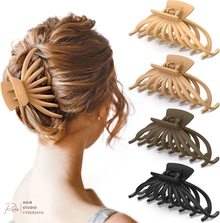 Hair clips for thick hair in neutral colors