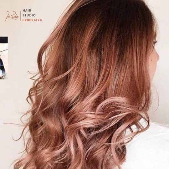 Balayage highlights A woman with beautiful balayage highlights, similar to ombre