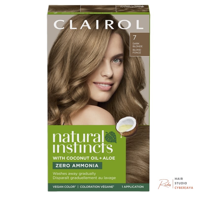 Clairol Natural Instincts Dark Blonde Natural Instincts Vegan Hair Dye, 7 Dark Blonde | Clairol US