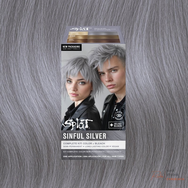 Splat Sinful Silver Hair Color Splat Sinful Silver Hair Color Kit