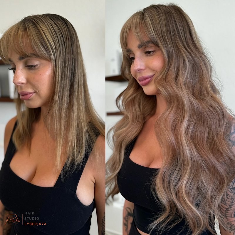 Before and After Hair Extension Transformations Before and after hair extension transformations
