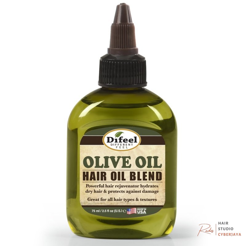 Extra Virgin Olive Oil for Frizz Control Amazon.com: Difeel Olive Hair Oil Blend - Travel Size 2.5 ounce (3-Pack) : Beauty & Personal Care