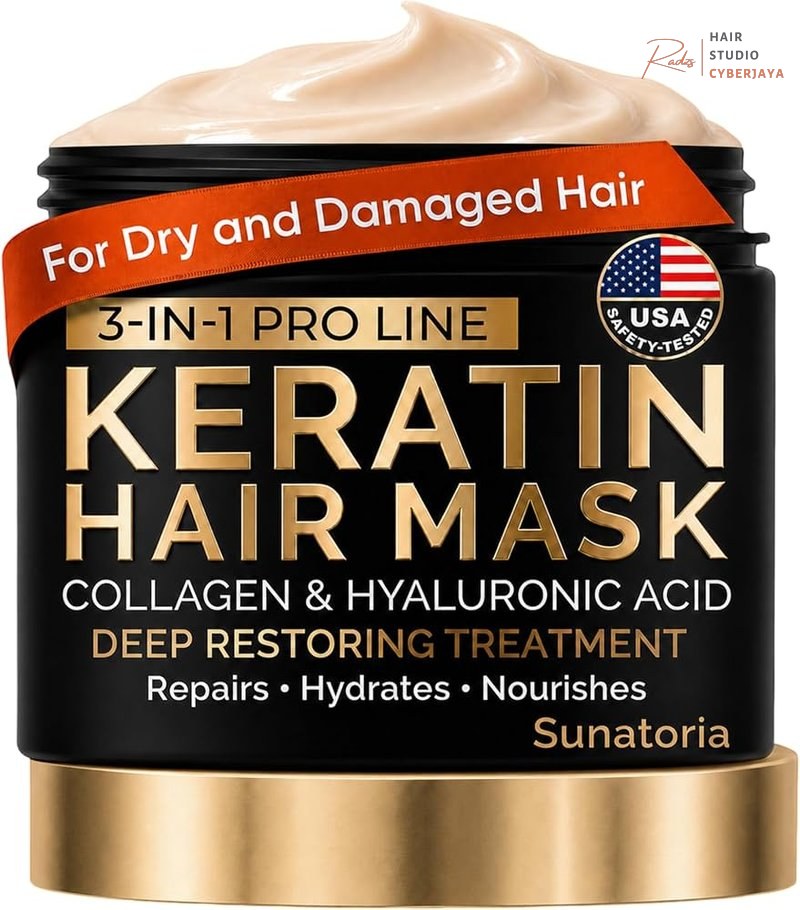 SUNATORIA Keratin Hair Mask for deep repair Amazon.com: SUNATORIA Keratin Hair Mask - Deep Repair for Dry, Damaged Hair - Hydrolyzed Keratin, Hyaluronic Acid, Argan Oil and Collagen - Sulfate-Free, Paraben-Free | 8.5 fl oz : Beauty & Personal Care