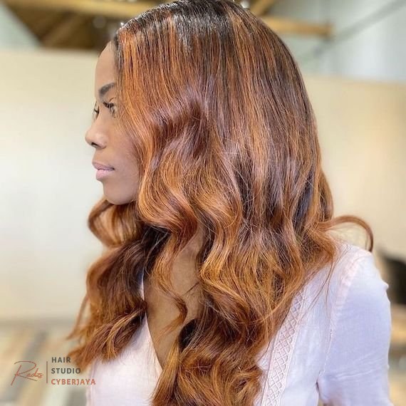 Achieving perfect high lift blonde hair Woman with beautiful high lift blonde hair