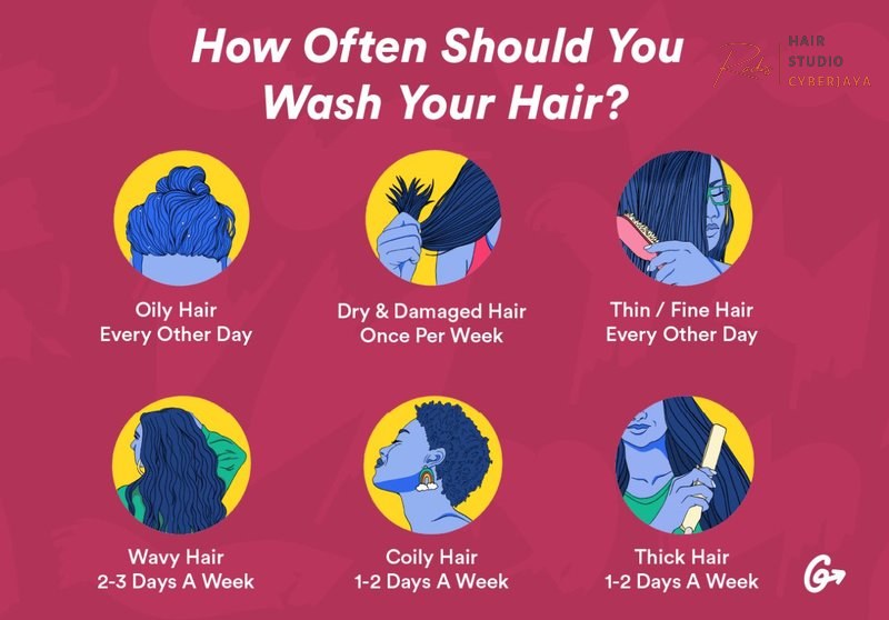 Frequency of hair washing for different hair types How Often Should I Wash My Hair?