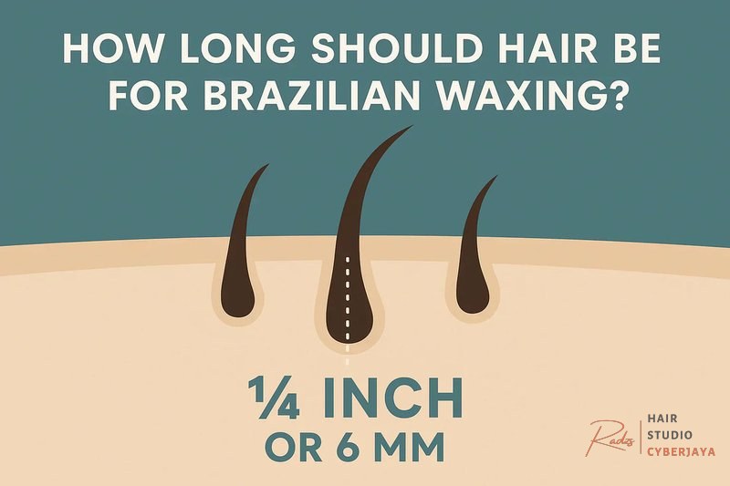 Brazilian wax hair length How long should hair be for a brazilian wax? The ideal…
