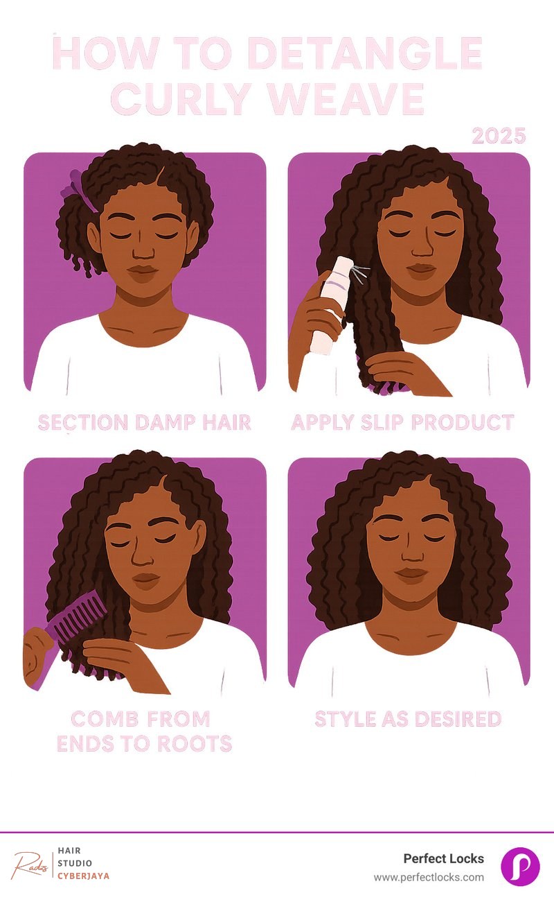 How to Detangle Curly Weave Without Losing Hair How to Detangle Curly Weave Without Losing Hair