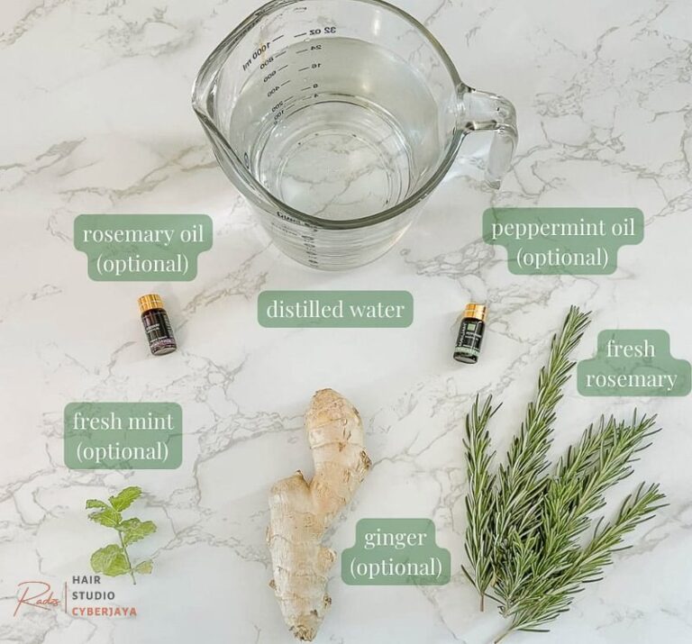 Simple steps to make rosemary water for hair growth