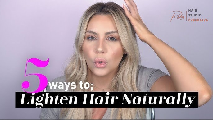 DIY: 5 Ways to Lighten Blonde Hair Naturally - YouTube DIY ways to naturally lighten blonde hair