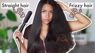 How to Straighten Naturally Curly Hair | NO FLAT IRON or Heat Damage How to Straighten Naturally Curly Hair | NO FLAT IRON or Heat Damage