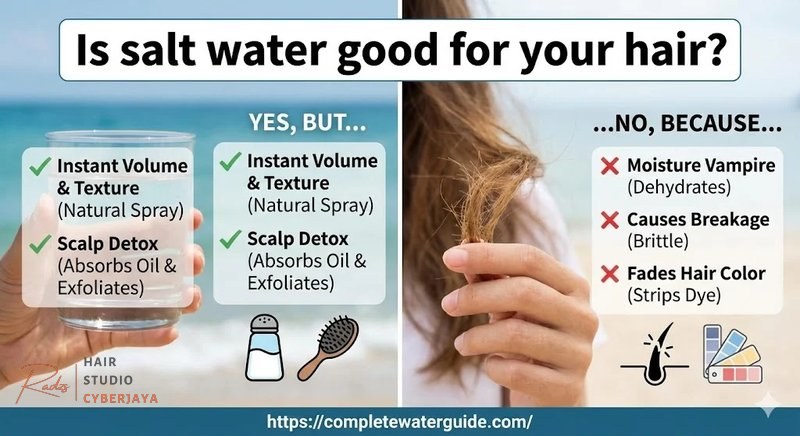 Is salt water good for your hair – Complete Water Guide Is salt water good for your hair – Complete Water Guide