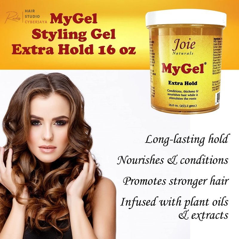 Joie Naturals MyGel Extra Hold - Hair Gel for Men & Women - Styling Gel for Curly Hair Joie Naturals MyGel Extra Hold - Hair Gel for Men & Women - Styling Gel for Curly Hair (16 Ounces)