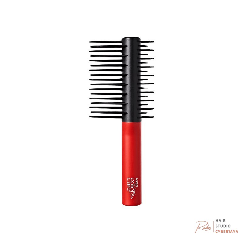 Kiss Colors & Care 2 in 1 Detangle Boss Define & Style Brush Kiss Colors & Care 2 in 1 Detangle Boss Define & Style Brush