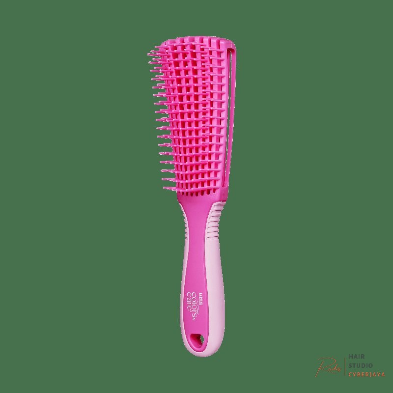 Kiss Colors & Care Glide & Define Non-Slip Detangling Brush Kiss Colors & Care Glide & Define Non-Slip Detangling Brush