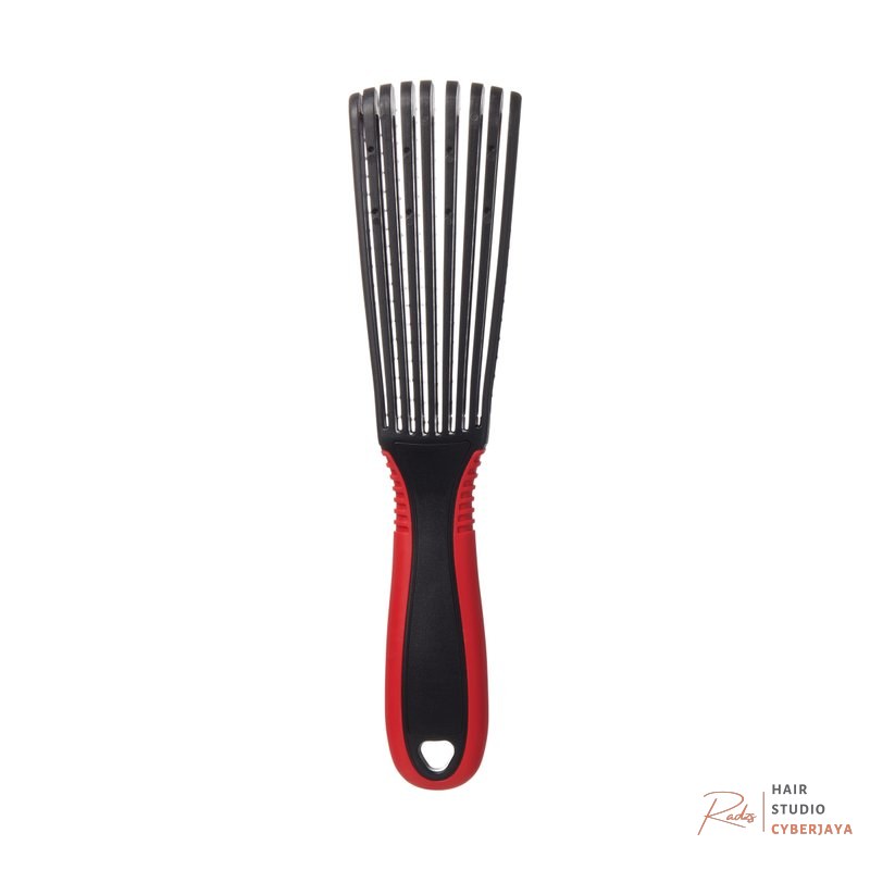 Kiss Colors & Care Glide Detangling Brush - Large Black Kiss Colors & Care Glide Detangling Brush - Large Black
