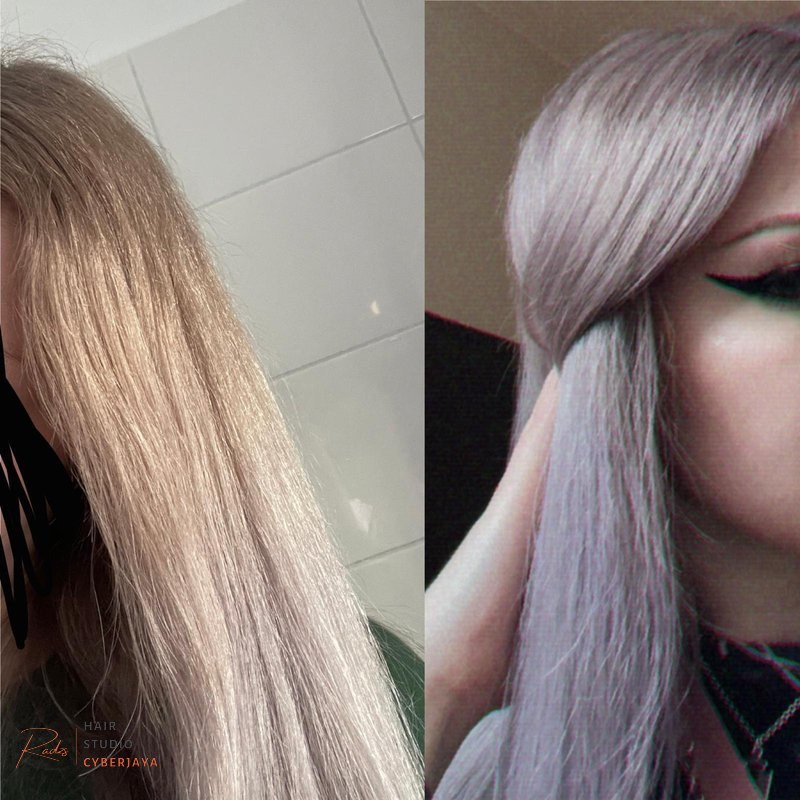 Silver/grey toner has faded into a murky dark blonde, help : r/FancyFollicles Silver/grey toner has faded into a murky dark blonde, help : r/FancyFollicles