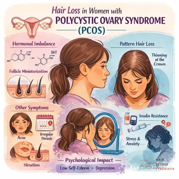 Pattern Hair Loss in Women with Polycystic Ovary Syndrome - keratin.com Pattern Hair Loss in Women with Polycystic Ovary Syndrome - keratin.com