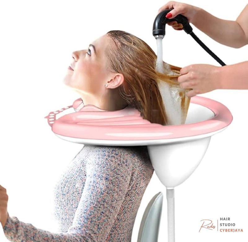 Inflatable Bedside Shampoo Bowl Inflatable shampoo bowl for bedside hair washing
