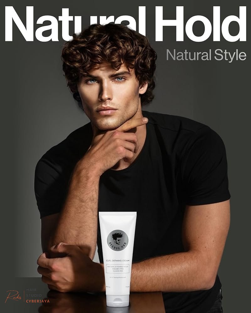 Avenue Man Curl Defining Cream for Curly Hair Men Avenue Man Curl Defining Cream for men