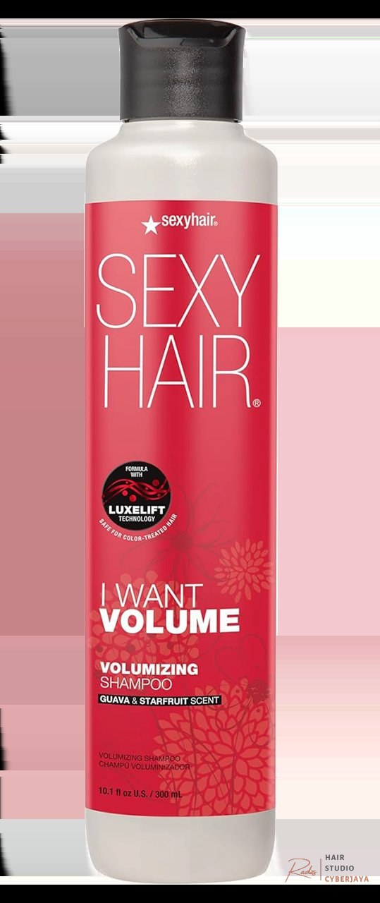 Sexy Hair I Want Volume Volumizing Shampoo for Styling 10.1 oz, Sexy Hair I Want Volume Volumizing Shampoo