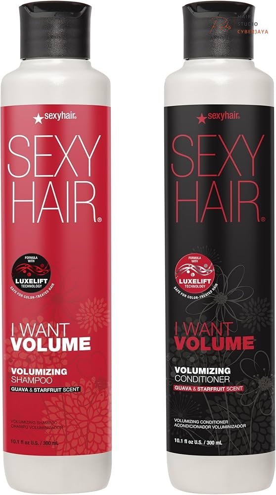 SexyHair I WANT VOLUME Shampoo and Conditioner Set Amazon.com: SexyHair I WANT VOLUME Shampoo and Conditioner, 10.1oz | 10% More Volume | Lightweight Formula | All Hair Types : Beauty & Personal Care