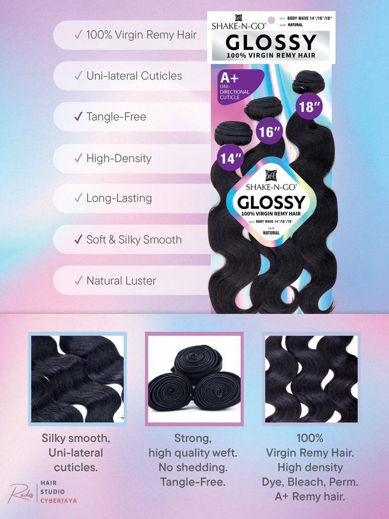 Shake N Go Glossy Body Wave SHAKE N GO Glossy Body Wave Multi Pack