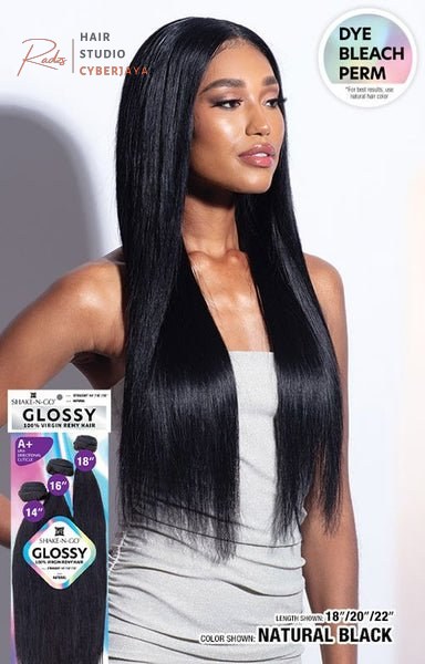 Glossy Straight Hair Bundles Natural Shake-N-Go Virgin Remy Straight Bundles