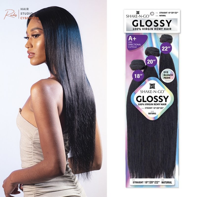 Glossy Straight Hair Bundles Shake-N-Go Virgin Remy Straight Bundles